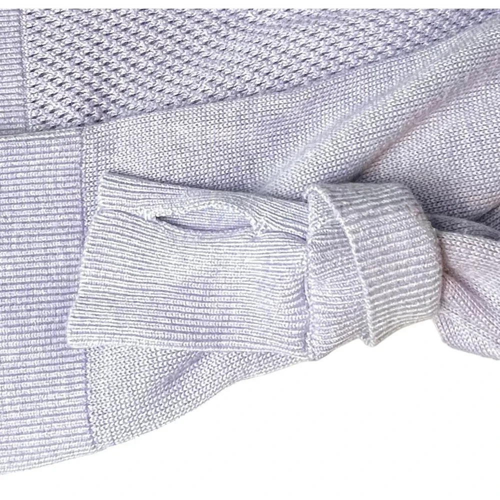 LULULEMON Women 4 Purple Sunset Savasana Pullover II Crossover Open Back Sweater